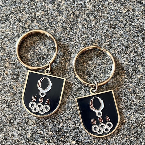Usa Olympics Other - USA Olympic Keychain Set - Black and Silver